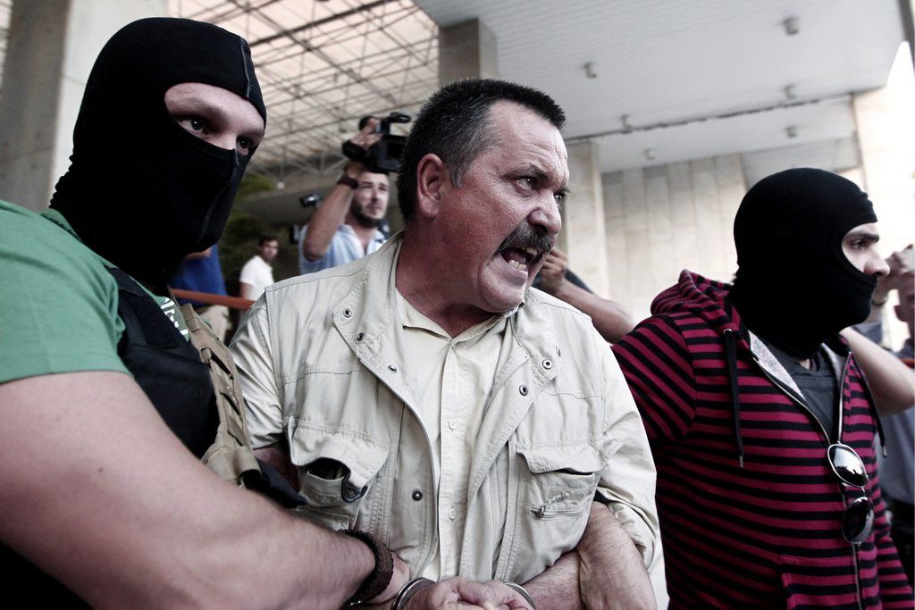 Le juriste du parti Aube dorée Christos Pappas a été arrêté le 29 septembre à Athènes. Il est considéré comme le numéro 2 de la formation d'extrême-droite. 