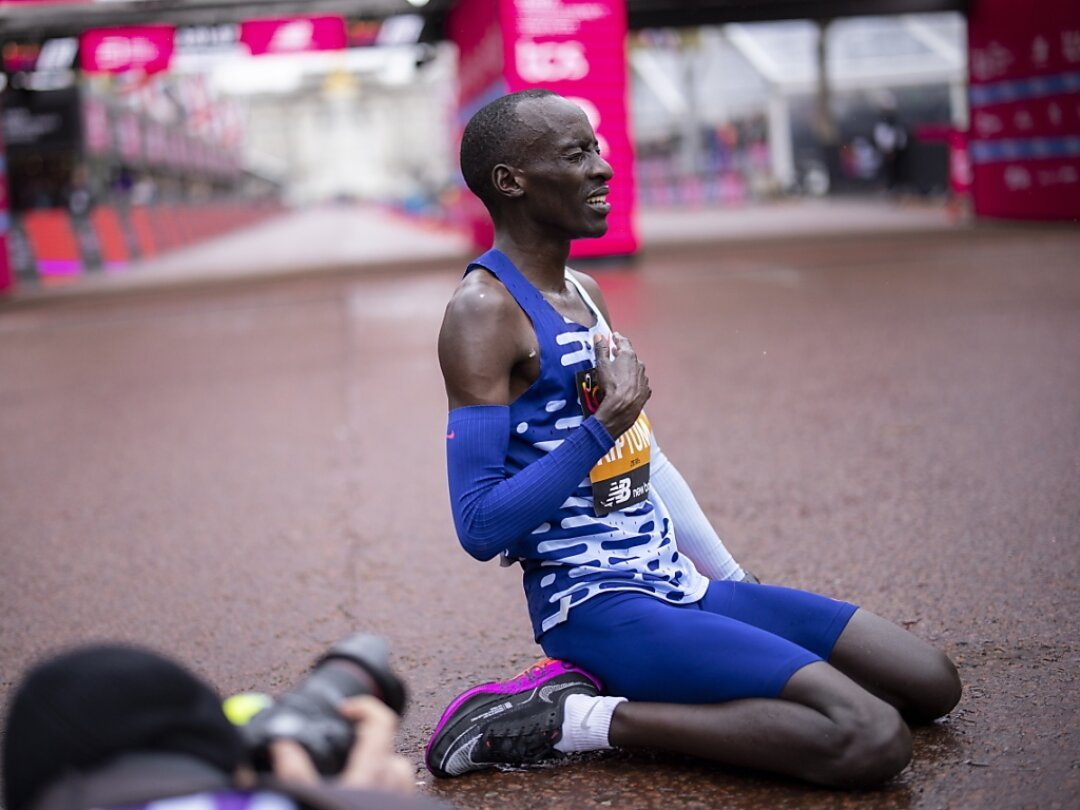 Kelvin Kiptum, 24 ans, avait établi la meilleure performance mondiale lors du marathon de Chicago en octobre dernier (archives).