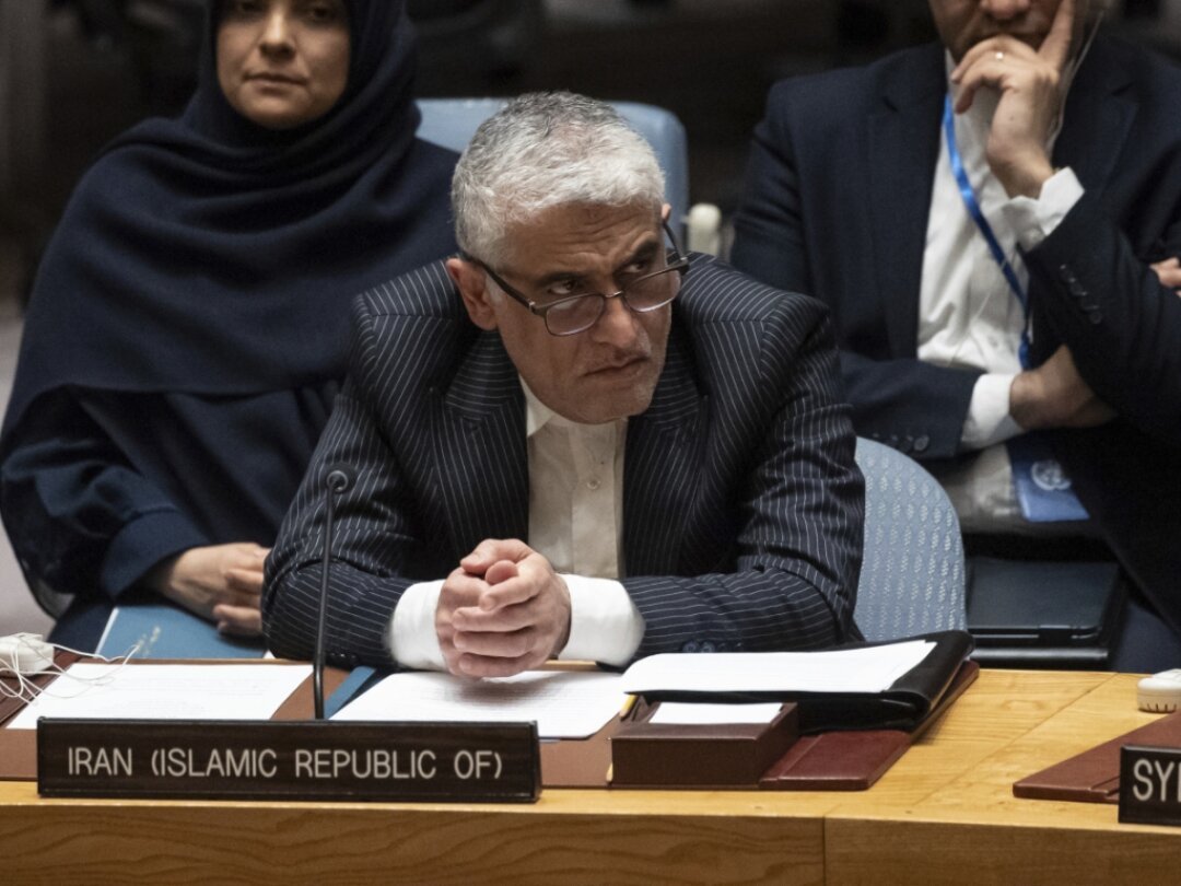 L'ambassadeur iranien à l'ONU, Amir Saeid Iravani, a demandé au Conseil de sécurité de prendre "des mesures punitives d'urgence" pour forcer Israël à "arrêter le génocide contre la population de Gaza".