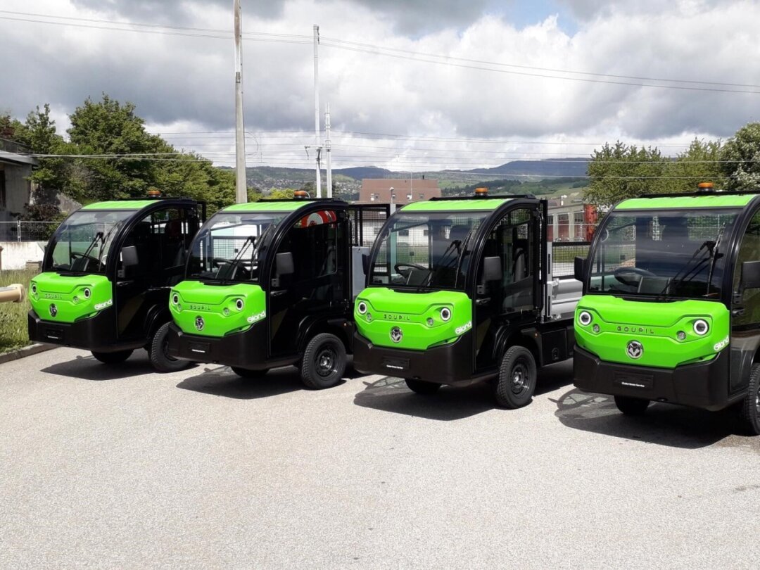 Parmi les véhicules que Gland veut acquérir, une nouvelle camionnette électrique Goupil devrait rejoindre la flotte actuelle, utilisée par les services de voirie et des espaces verts.