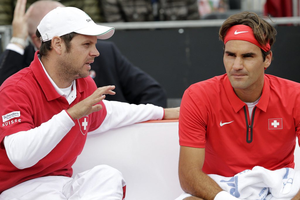 Roger Federer collabore pour le moment avec Severin Lüthi, par ailleurs capitaine de l'équipe de Suisse de Coupe Davis.