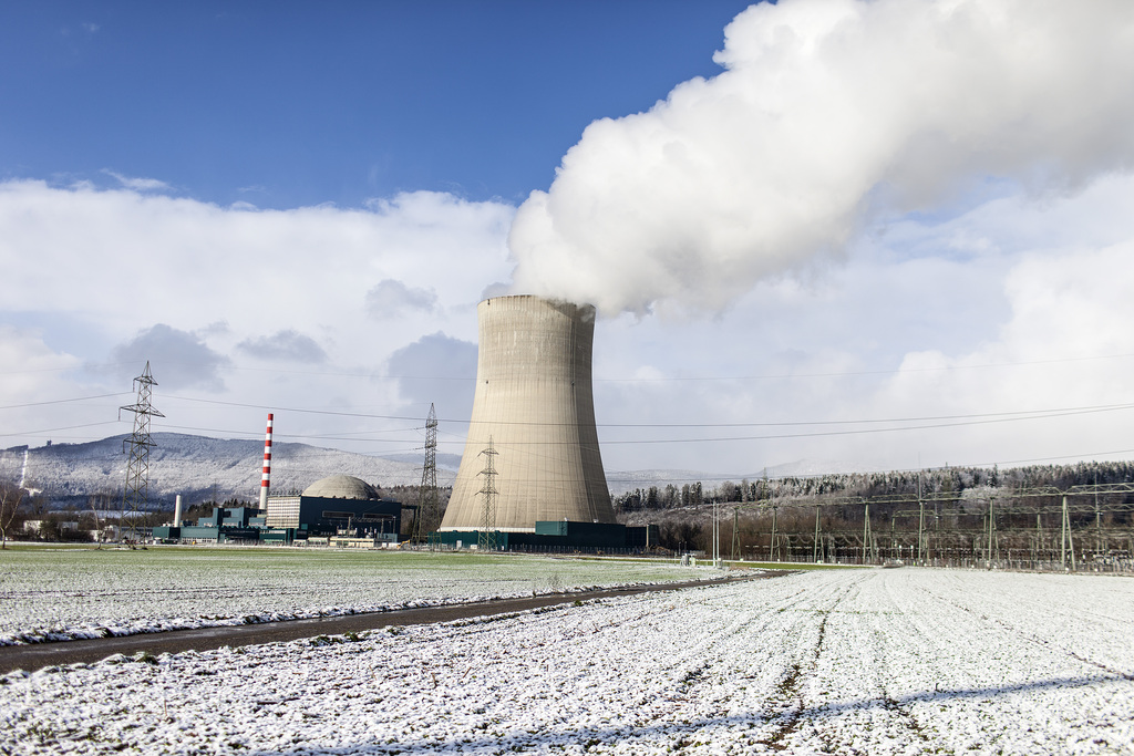 Nuclear power plant Goesgen with snow, pictured on December 06, 2012, in Goesgen in the canton of Solothurn, Switzerland. (KEYSTONE/Gaetan Bally)

Kernkraftwerk Goesgen mit Schnee, aufgenommen am 06. Dezember 2012 in Goesgen. (KEYSTONE/Gaetan Bally)