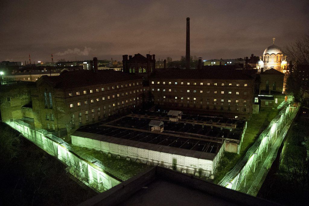 La prison de Kresty où sont détenus une partie des militants Greenpeace.