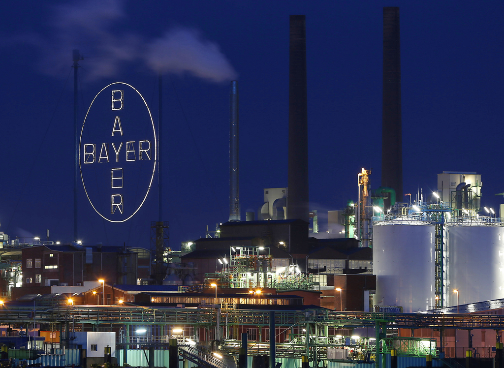 L'usine chimique de l'allemand Bayer AG à Leverkusen, en Allemagne.