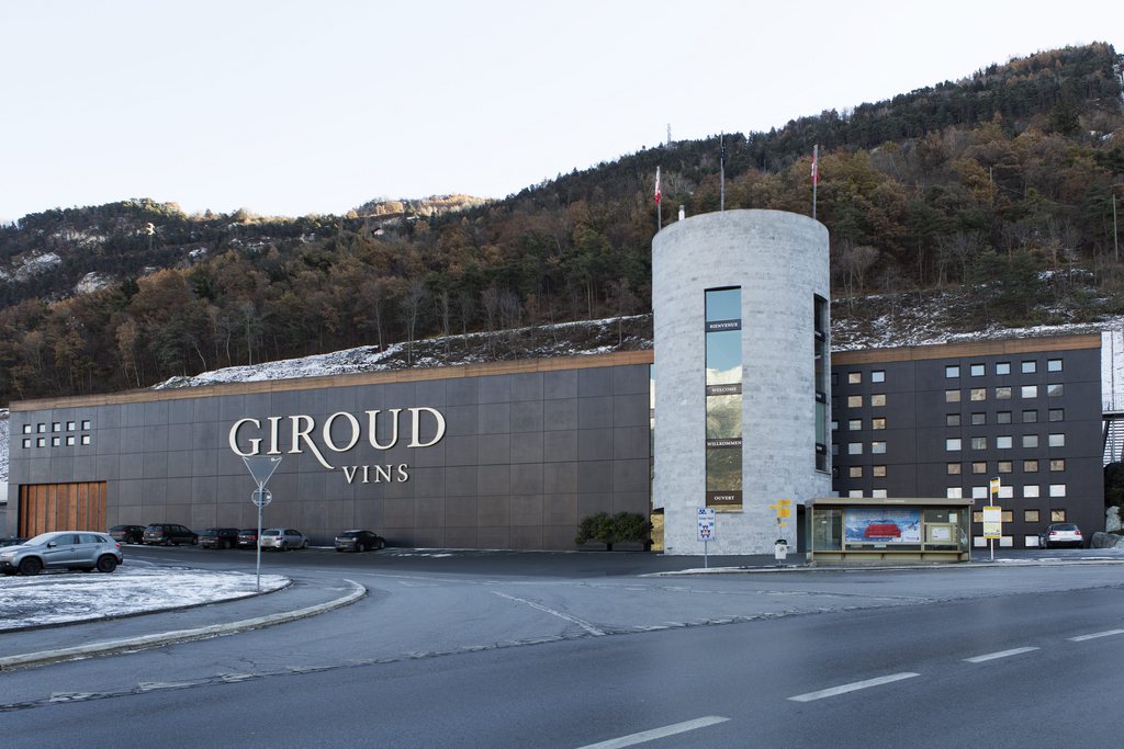 Le bâtiment de Giroud Vins à Sion.