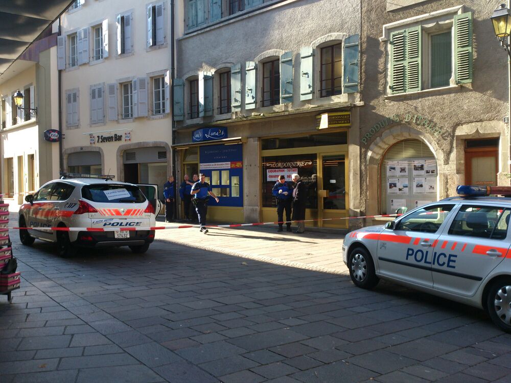 La bijouterie Luna's, à la rue du Collège, a été braquée mardi vers midi.