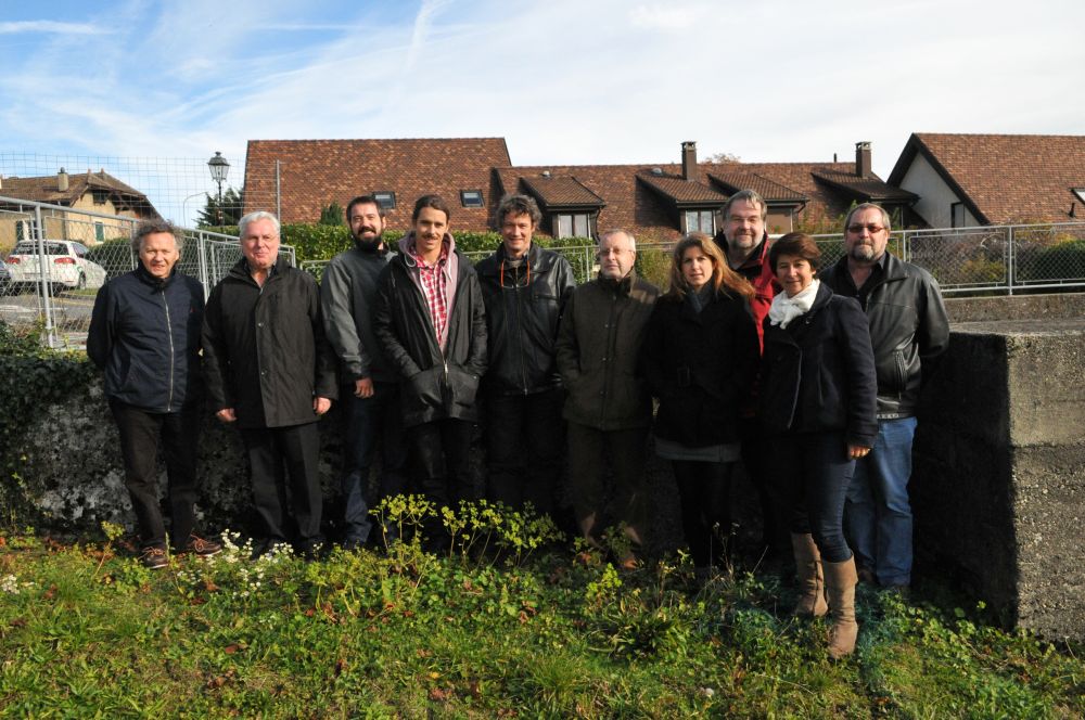 De gauche à droite: Christophe Deshayes, Hans-Peter Brunner, Nicolas Ecabert, Sylvain Melis, Pascal Boivin, Michel Luisier, Nathalie Kummer, Jean-François Rubin, Agnès Bouchez et Jürg Minder.