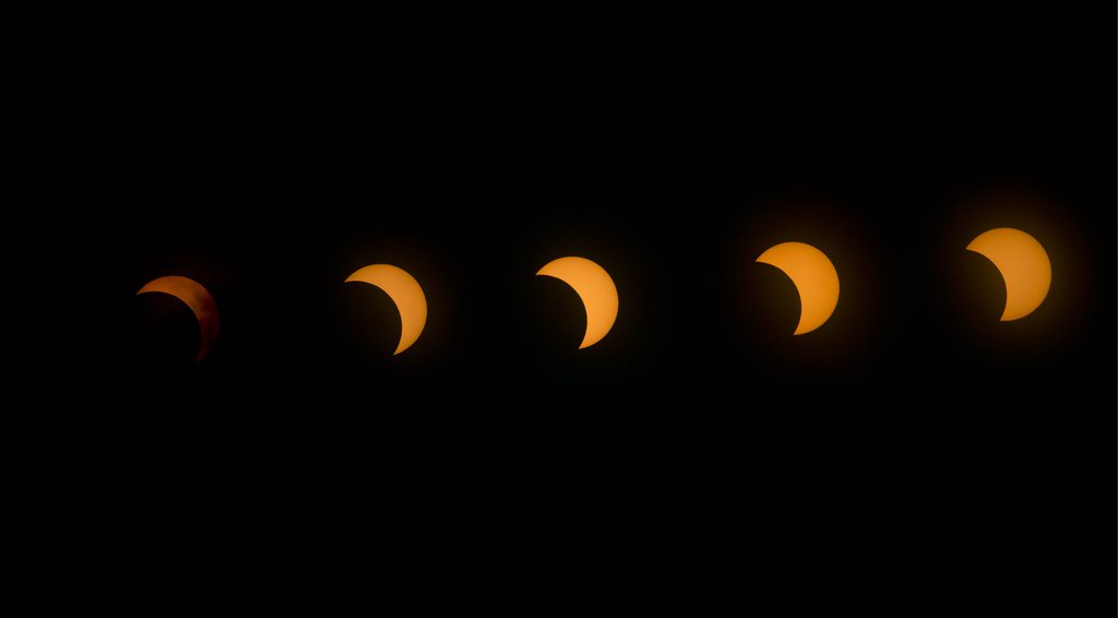 L'éclipse de soleil a été totale au Kenya. 