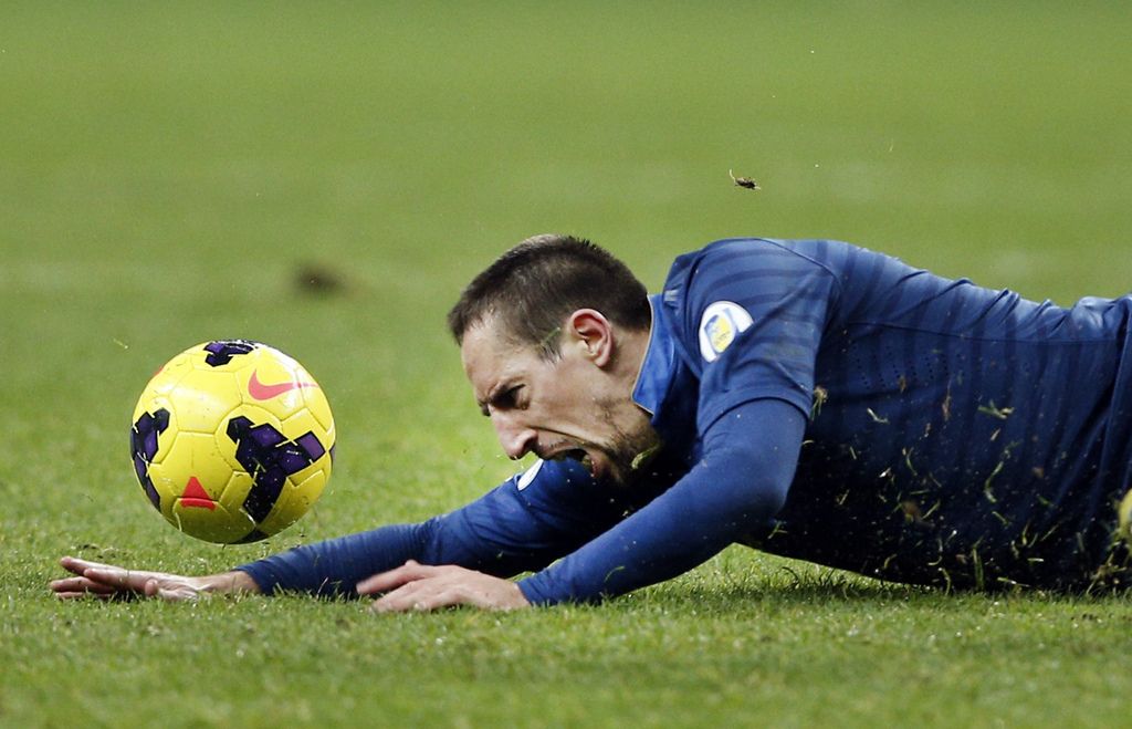 Franck Ribéry s'est blessé à une côte lors du match de l'équipe de France face à l'Ukraine.