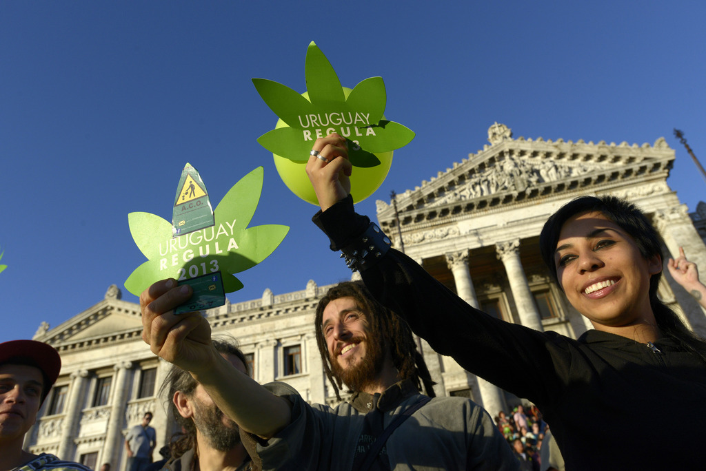 Avec cette loi, l'Uruguay entend priver les narcotrafiquants de leur revenu et mieux contrôler les risques liés à la consommation de cannabis.  