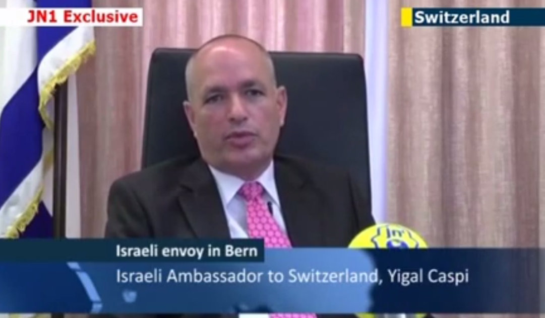 Israël est "prêt à coopérer avec les grandes puissances signataires" pour vérifier l'application de l'accord de Genève sur le nucléaire iranien, affirme l'ambassadeur de l'Etat hébreu en Suisse Yigal Caspi. 