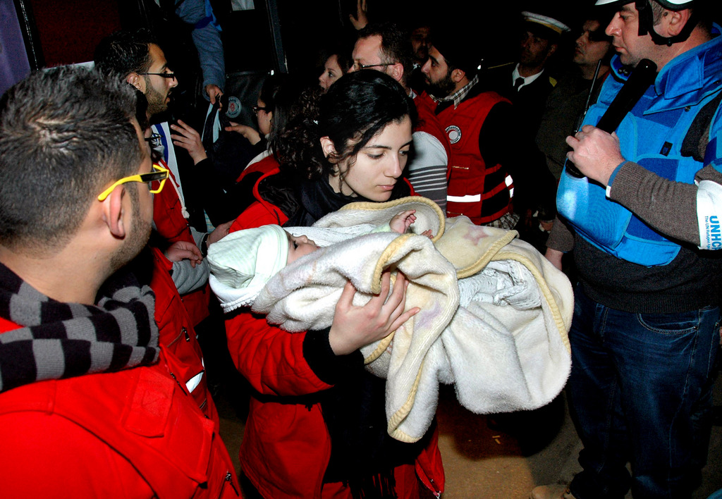 Au total depuis vendredi, 1417 personnes ont été évacuées du vieux Homs