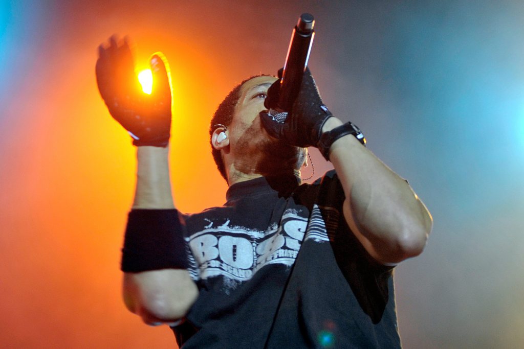 Joey Starr est un habitué des postes de police (ici en 2010, au Festival Paléo).