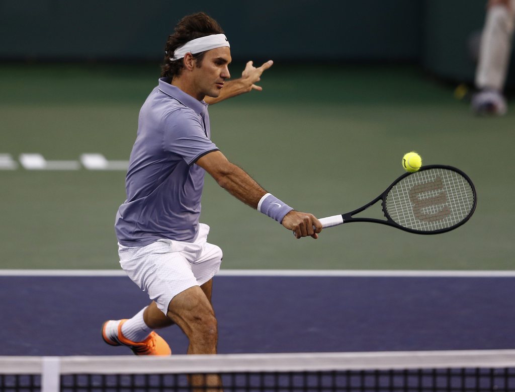 Roger Federer n'a pas douté face à Tommy Haas, qu'il a renvoyé à ses études en deux sets 6-4 6-4.