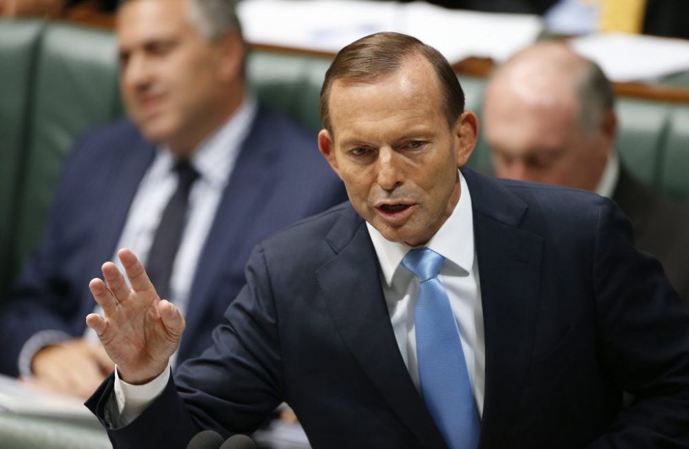 Le Premier ministre australien Tony Abbott: "nous avons maintenant des signes très crédibles et il y a un espoir croissant".