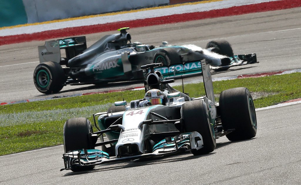 Les deux Mercedes AMG ont réalisé le doublé dimanche, à Sepang.