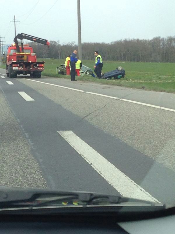 Accident dimanche 30 mars sur l'A1.