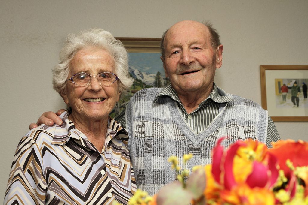 Ruth et Willy ont fêté jeudi leur 60ème anniversaire de mariage.
(Sam Fromhold)