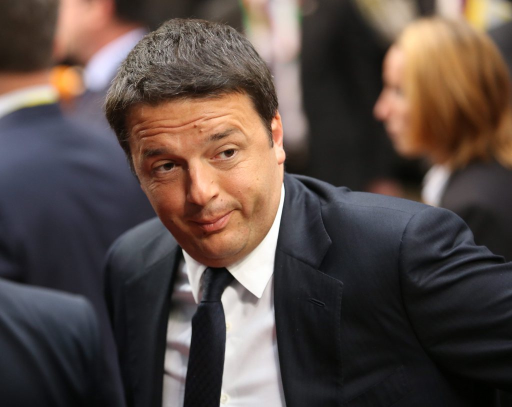 Le Premier ministre italien Matteo Renzi souhaite que le futur président de la Commission européenne porte un regard novateur sur l'UE.