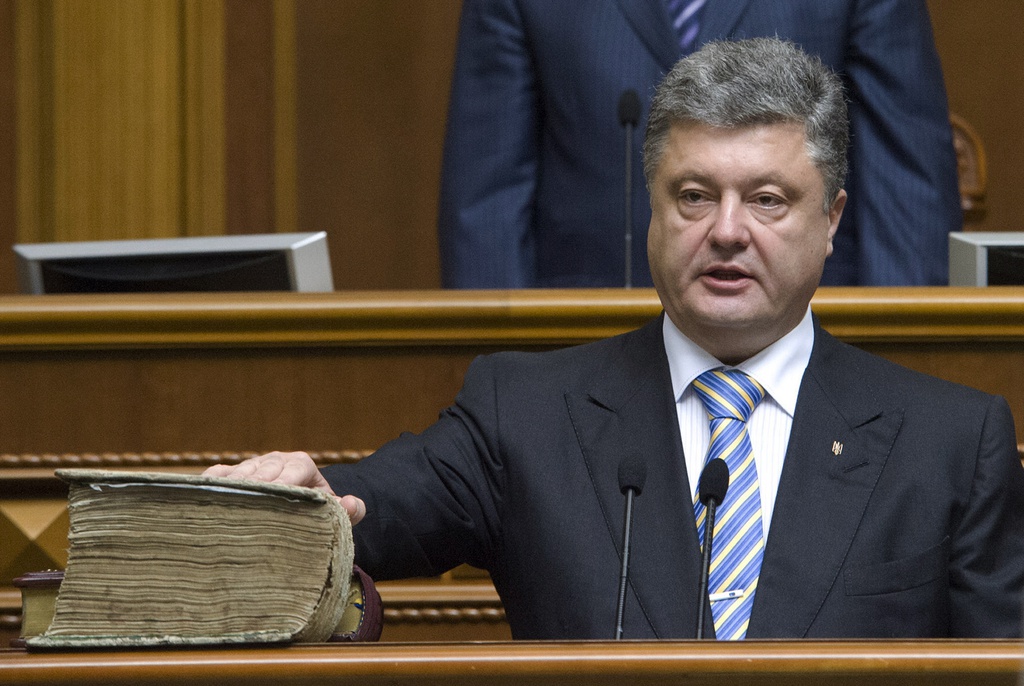 Petro Porochenko désire la fin des violences dans l'Est de l'Ukraine d'ici la semaine prochaine.
