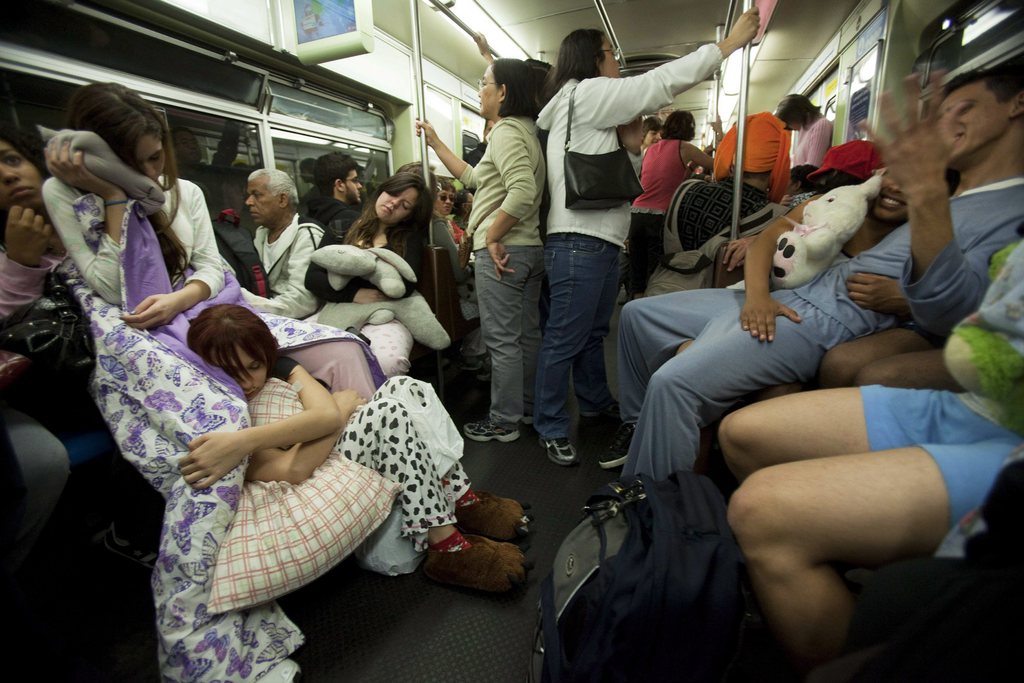 4,5 millions de personnes prennent chaque jour le métro à São Paulo (archives).