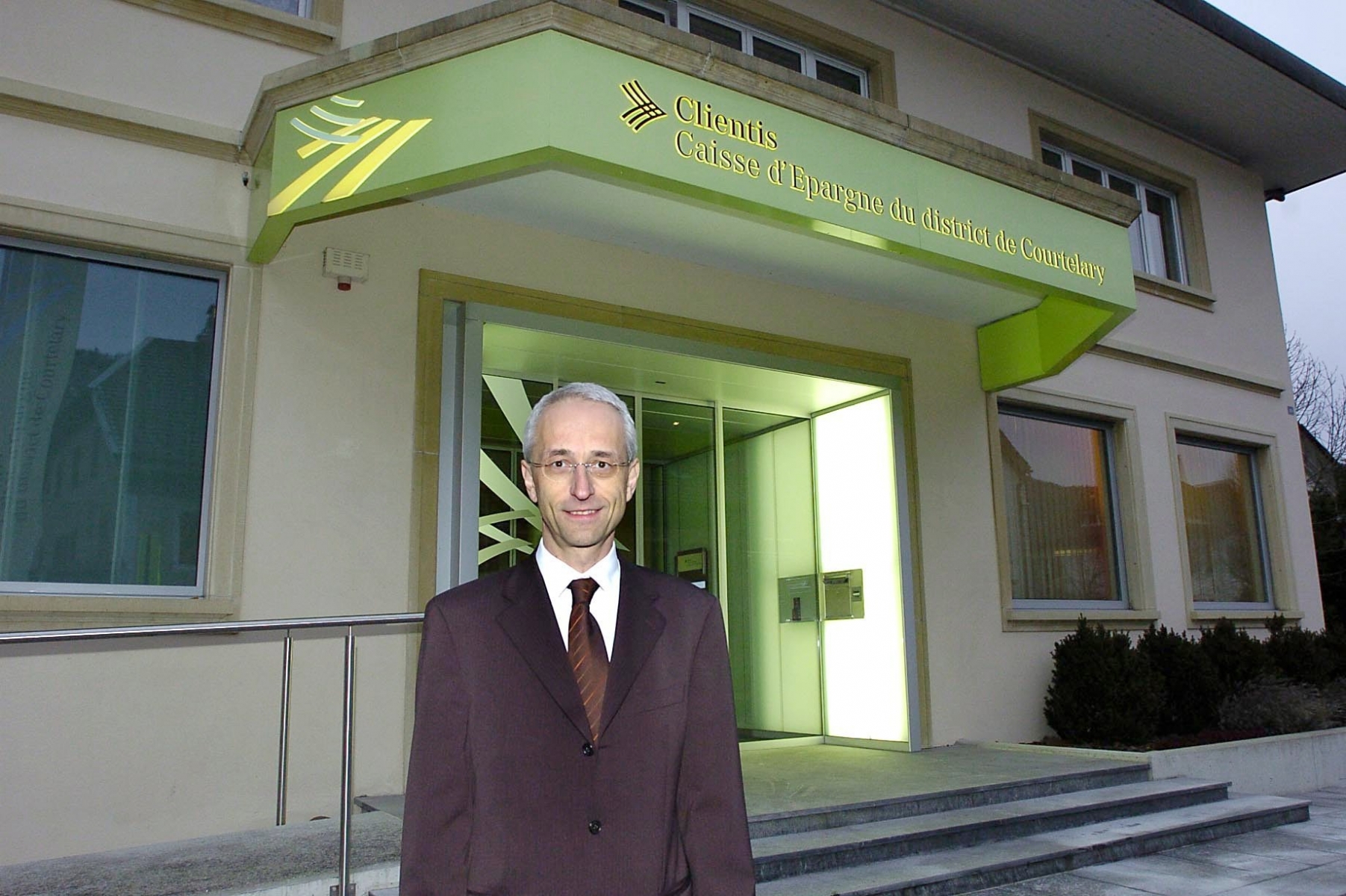 Daniel Perret-Gentil, directeur de la Clientis Caisse d'epargne du district de Courtelary (CEC).