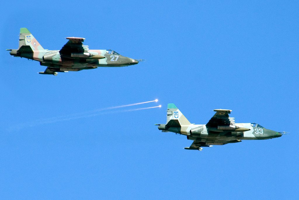 Ce sont deux Sukhoï Su-25 de ce type qui ont été abattus ce mercredi.