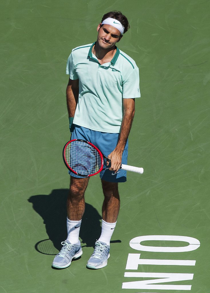 Roger Federer, dans un mauvais jour, s'est incliné en trois sets. 
