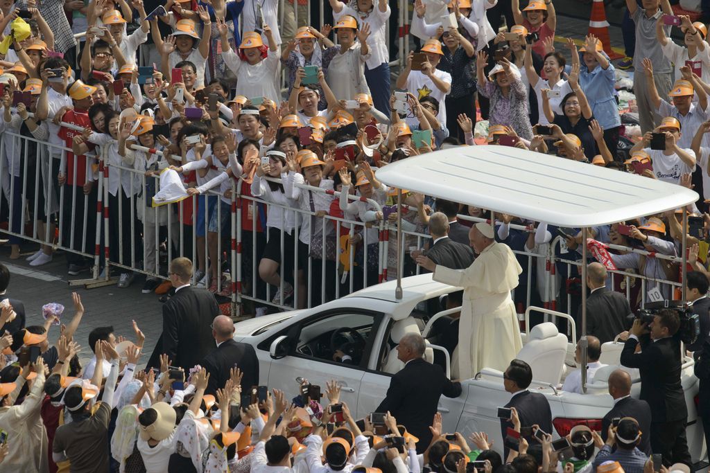 Il s'agit du premier déplacement du pape en Asie.
