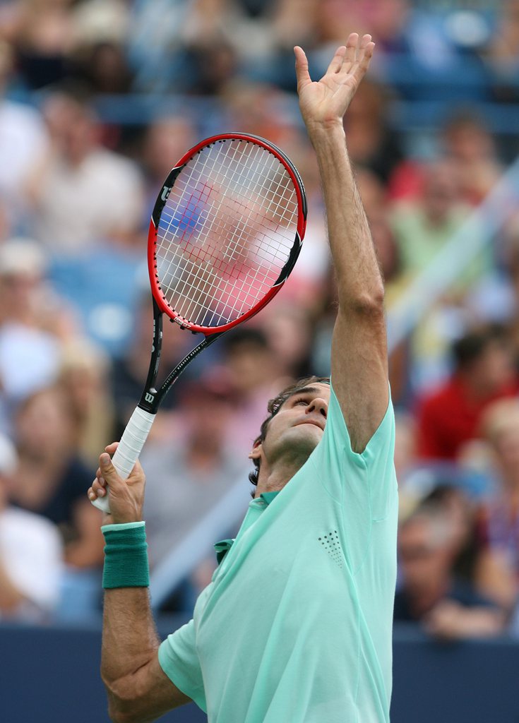 Roger Federer est prêt à affronter ses adversaires.