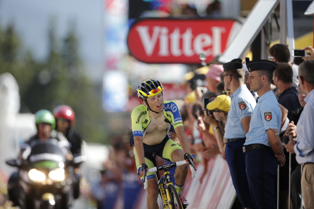 Le Polonais de la Tinkoff Rafal Majka s'est imposé en solitaire lors de la 14e étape du Tour de France courue entre Grenoble et Rizoul.