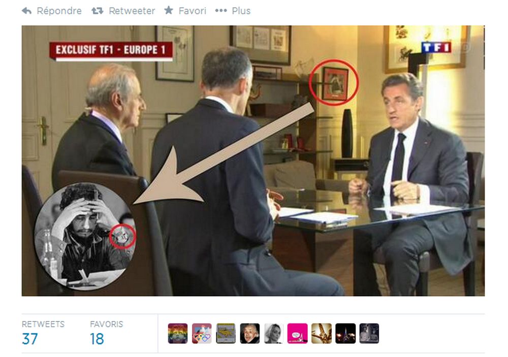 Les internautes ont de bons yeux: ils ont remarqué une photo de Fidel Castro portant 2 Rolex dans le bureau de Nicolas Sarkozy.