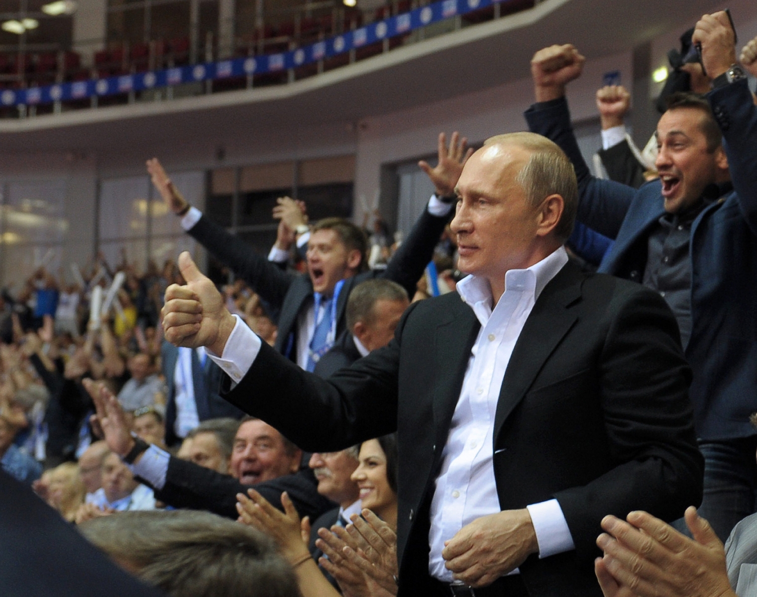 Le président russe Vladimir Poutine avait déjà vanté vendredi les succès des séparatistes pro-russes.