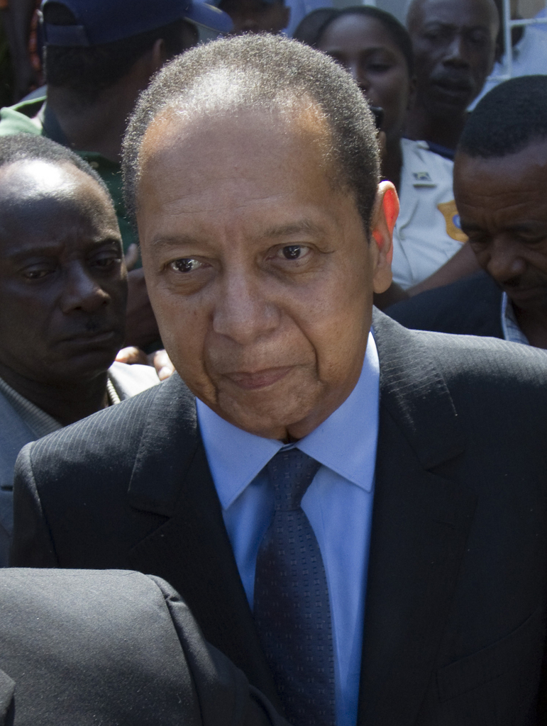 Jean-Claude Duvalier, à son retour en Haïti en 2011. 