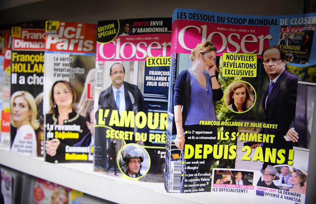 "Closer" avait révélé le 10 janvier la liaison entre l'actrice et le président français.