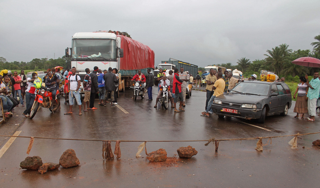 La Guinée a fermé ses frontières avec la Sierra Leone (photo) ainsi qu'avec le Sénégal.