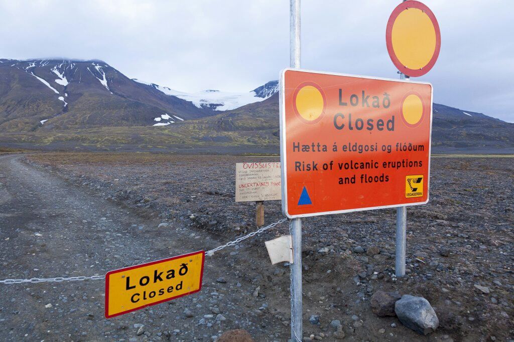 L'Islande est en état d'alerte maximal volcan Bardarbunga