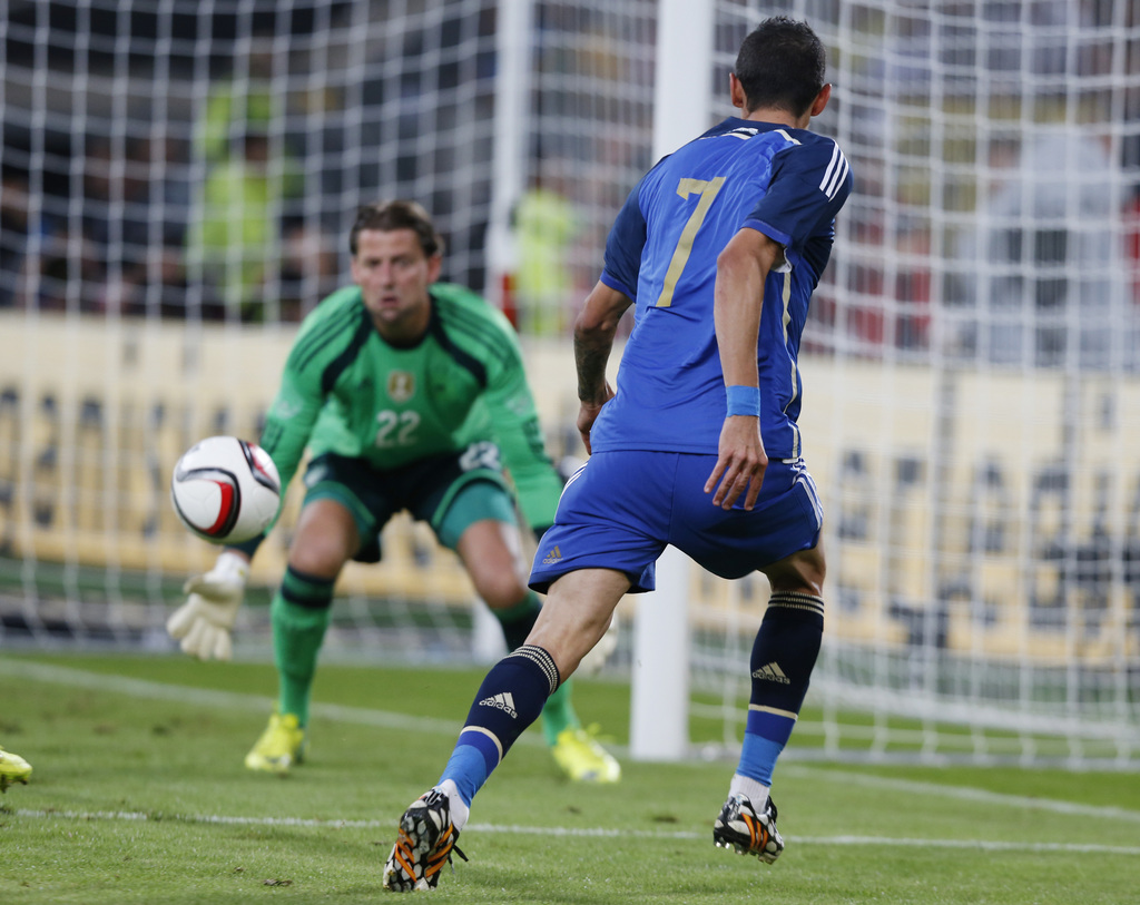 Après avoir offert 3 assists à ses coéquipier, Angel Di Maria inscrit le 4e but argentin face à l'Allemagne.