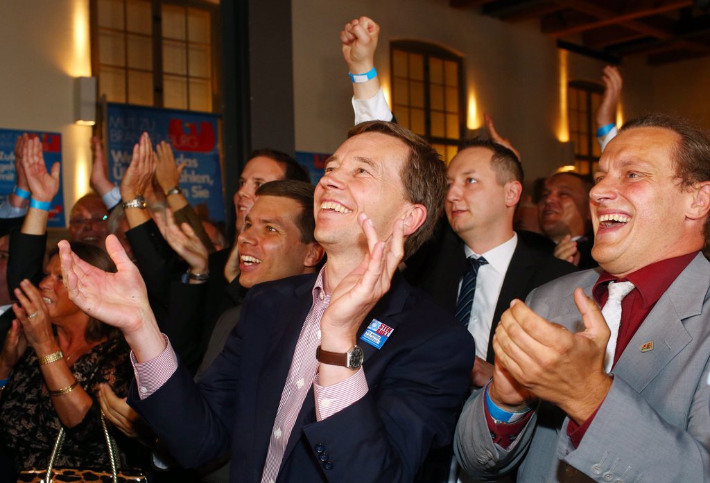 Bernd Lucke, chef de parti de l'AfD, ne peut que se réjouir des élections régionales de ce dimanche. 