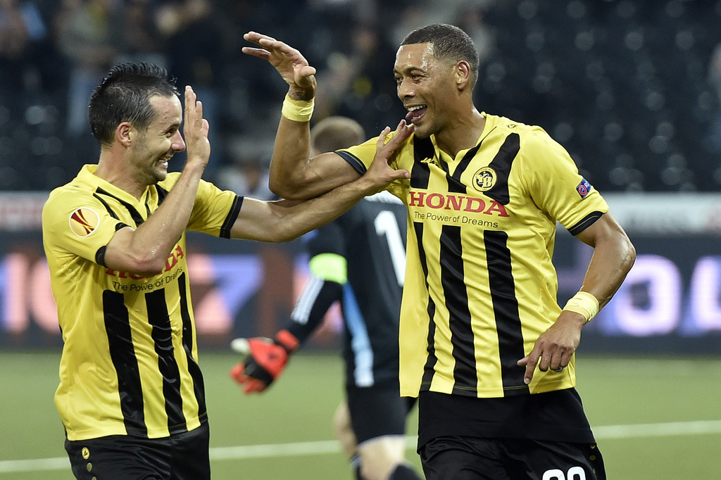 Festival de buts à Berne jeudi soir pour Raphael Nuzzolo et Guillaume Hoarau.