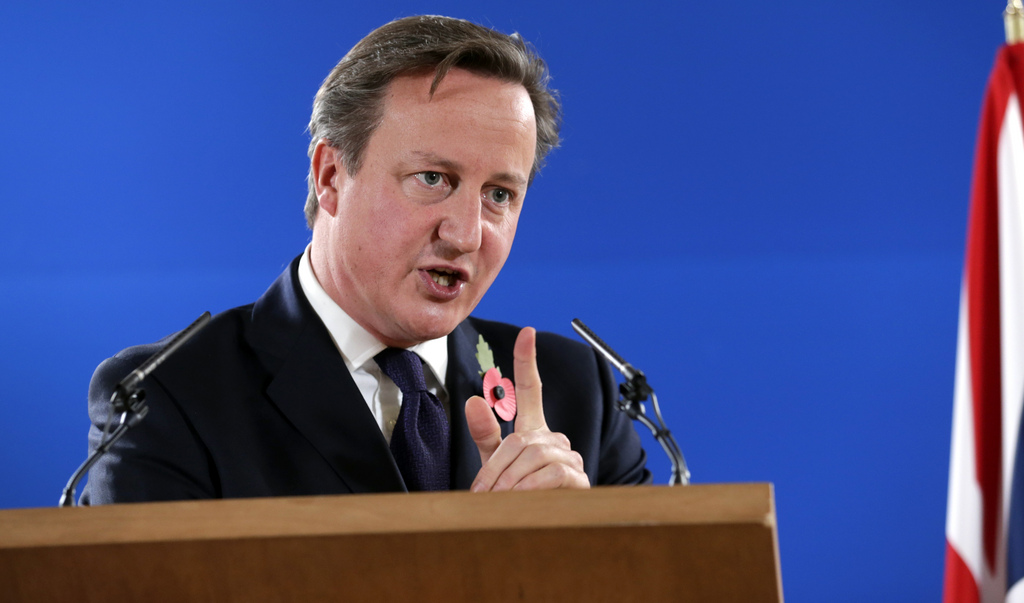 David Cameron n'accepte pas que la Grande-Bretagne soit la plus lourdement taxée par l'Union.