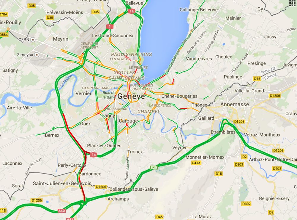 Un accident s'est produit dans le tunnel de Confignon sur l'A1 ce mercredi matin. La circulation sur l'autoroute A1 est fortement perturbée dans le sens Genève-Lausanne.