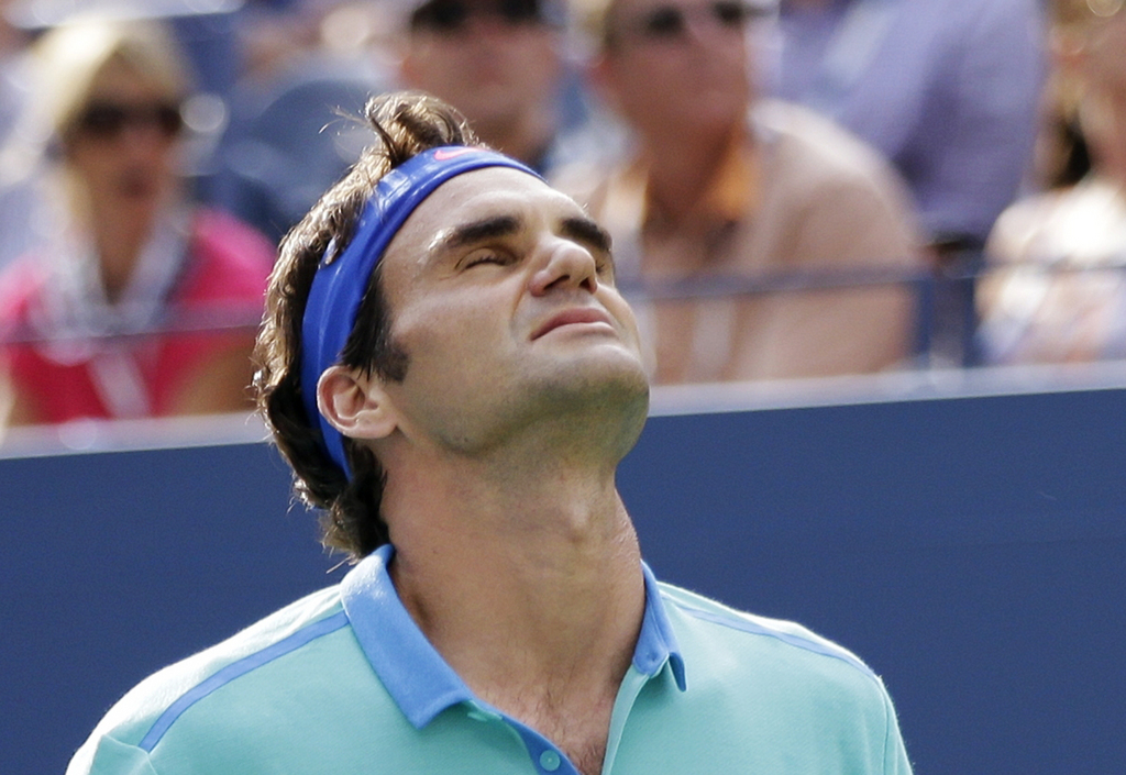 La déception était grande pour Roger Federer qui s'est incliné samedi en demi-finale de l'US Open face au Croate Marin Cilic.