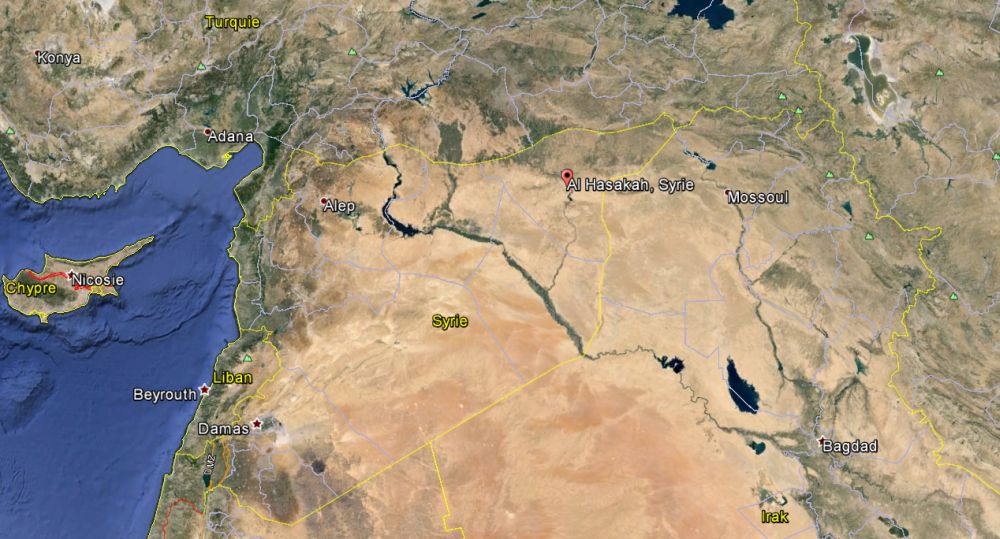 Le double attentat a eu lieu dans le nord-est de la Syrie, à l'entrée nord de Hassaka.