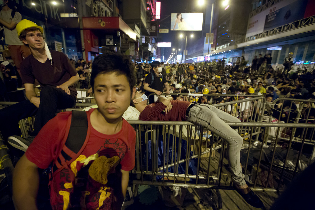 Le chef de l'exécutif de Hong Kong a accusé des "forces étrangères" d'être à la manoeuvre dans les manifestations pro-démocratie. 