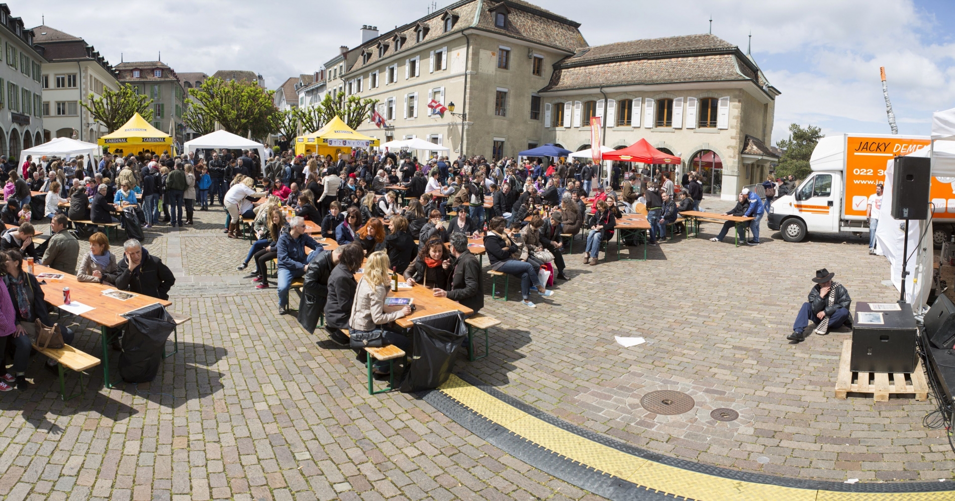 Le samedi 3 mai à Nyon, la fête fut un succès.
Ambiance

© Sigfredo Haro / La Côte