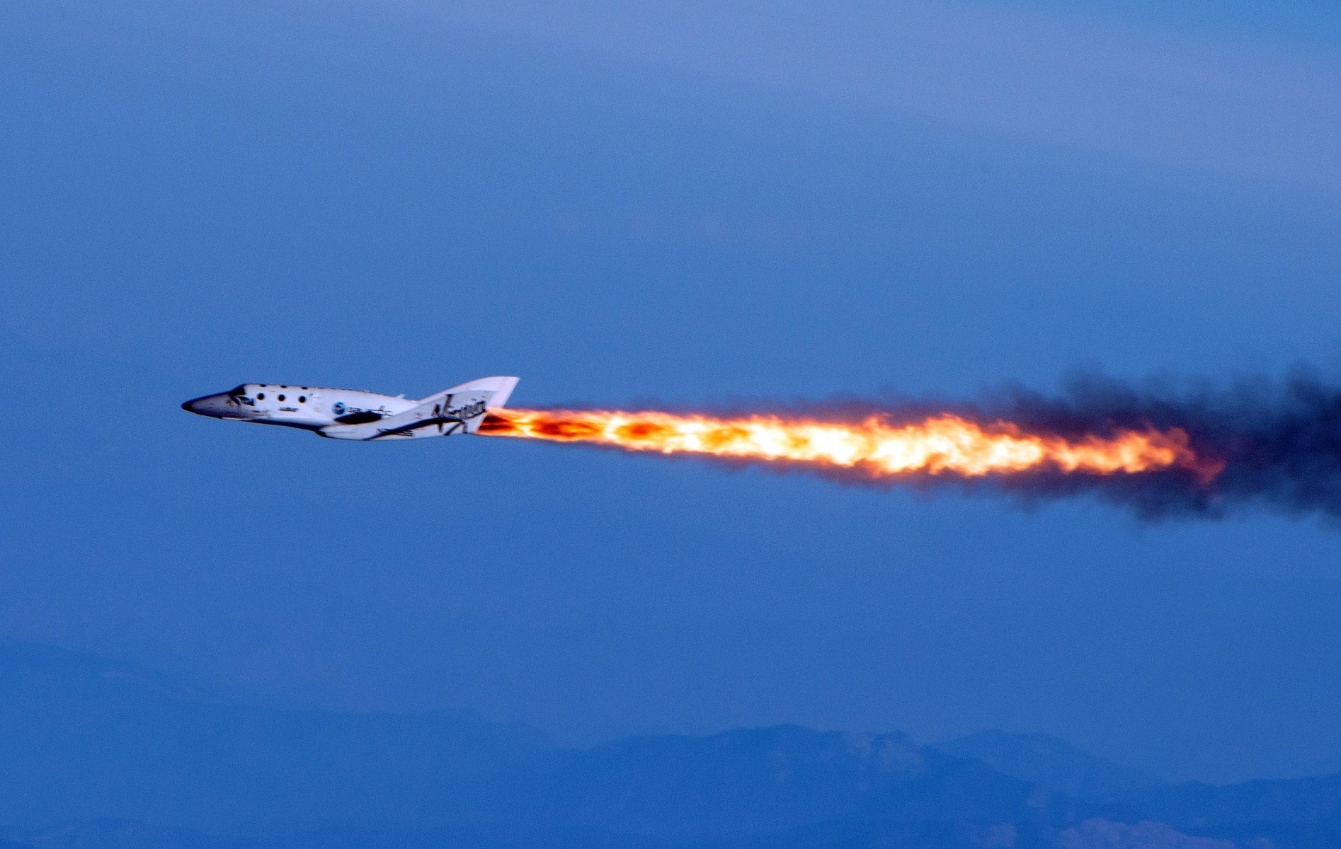 ''SpaceShipTwo'', ici en avril 2013.
