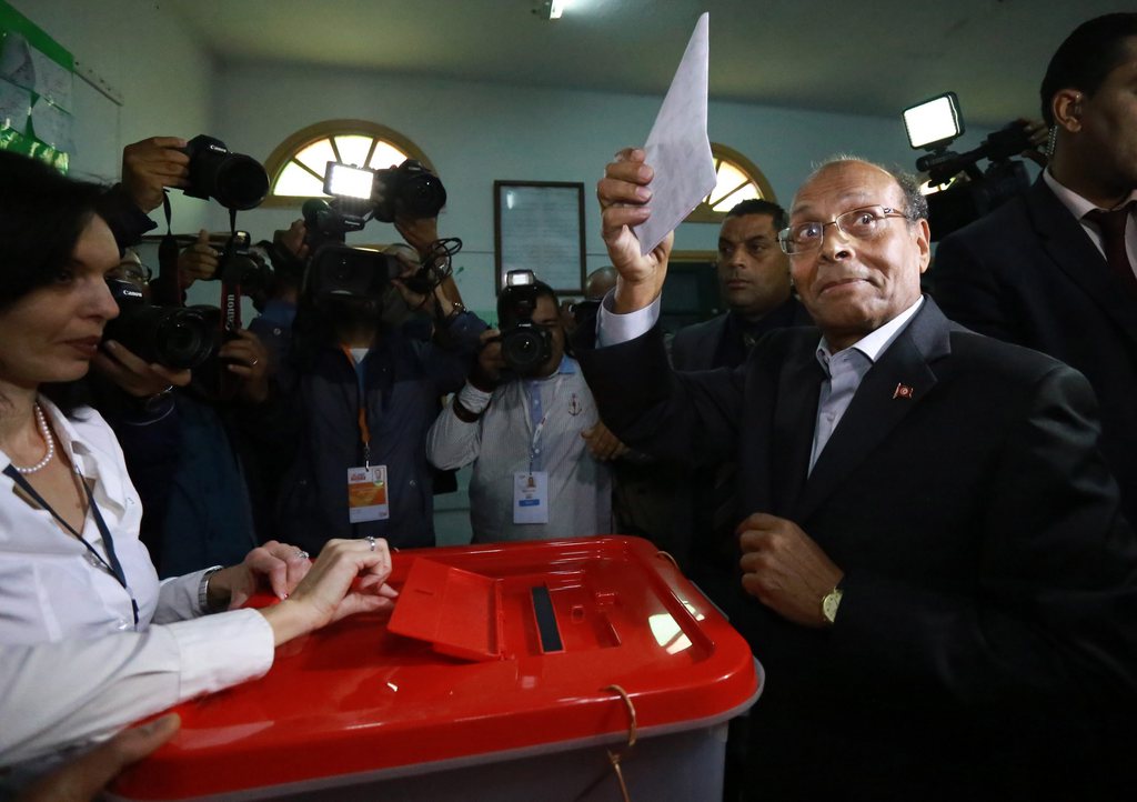 Moncef Marzouki, le président sortant, n'est de loin pas assuré de conserver son fauteuil.