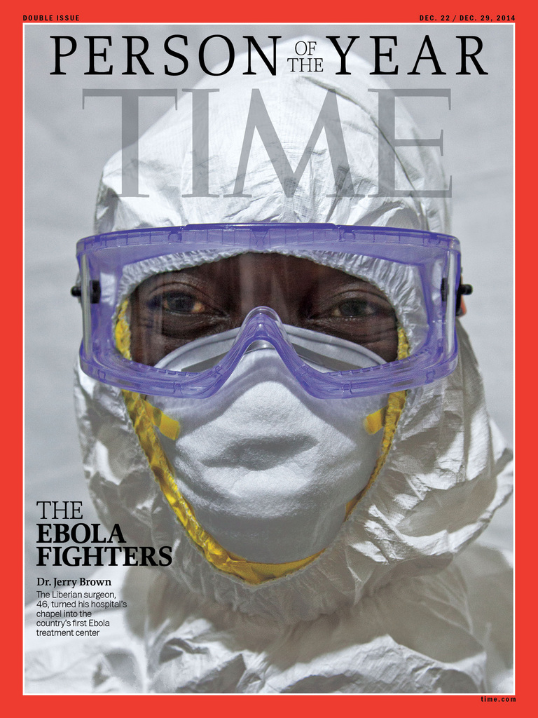 Le magazine américain "Time" a désigné les combattants d'Ebola personnalité de l'année 2014.