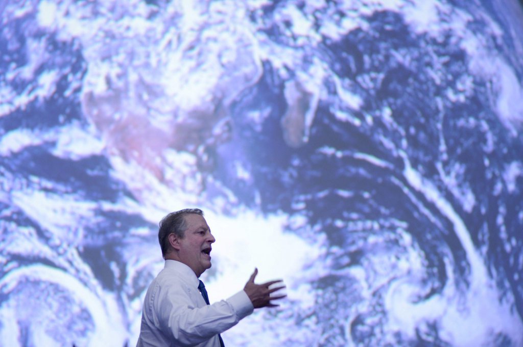 L'ancien vice-président américain, Al Gore, très engagé sur les questions climatiques, s'est notamment exprimé lors de ce sommet.